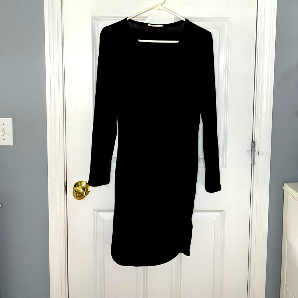 Axis womens long sleeved black dress size S